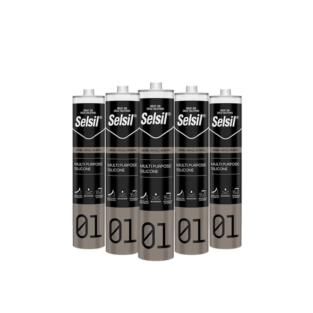 Selsil Genel Amaçlı Beyaz Silikon  01 240 ml