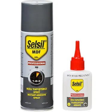 Selsil 2K Hızlı Yapıştırıcı 100+400 ml  MDF Kit