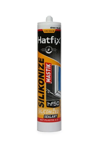 Hatfix Silikonize Mastik Antrasit 500g